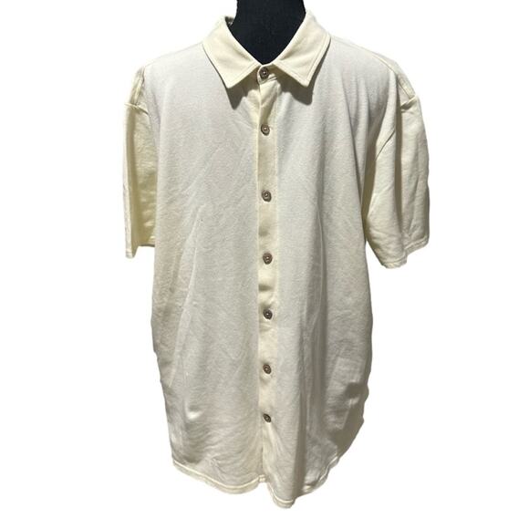 Weatherproof Vintage Men’s Yellow Cotton Short-Sleeve Shirt – XL - Picture 1 of 7